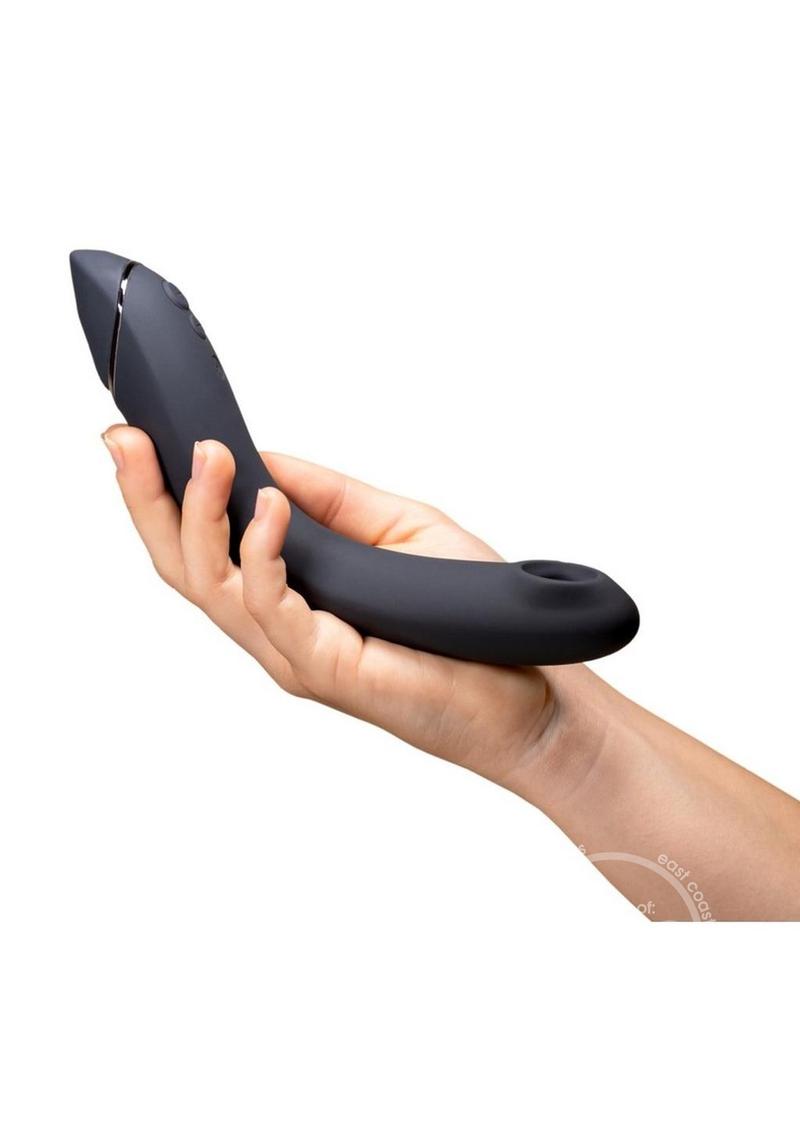 Womanizer OG G-Spot Vibrator combines Pleasure Air Technology with targeted G-spot stimulation, offering a unique dual experience in a sleek, ergonomic design.