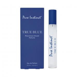 PURE INSTINCT PHEROMONE INFUSED PERFUME OIL EAU DE PARFUM TRUE BLUE .31 FL OZ