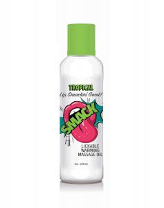 SMACK TROPICAL 2 OZ WARMING MASSAGE OIL