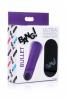 Bang! Vibrating Bullet with Remote Control - Purple