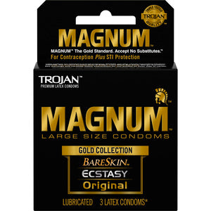 TROJAN MAGNUM GOLD COLLECTION 3PK
