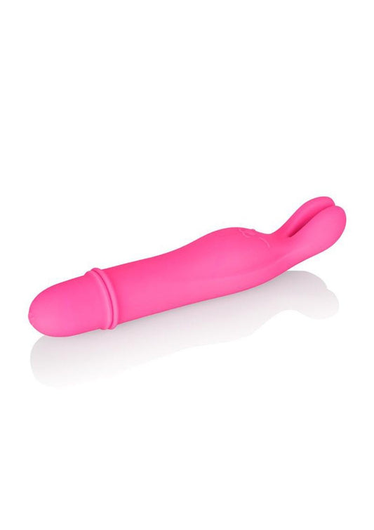 Shane`s World Bedtime Bunny Silicone Vibrator Waterproof 4.25in - Pink