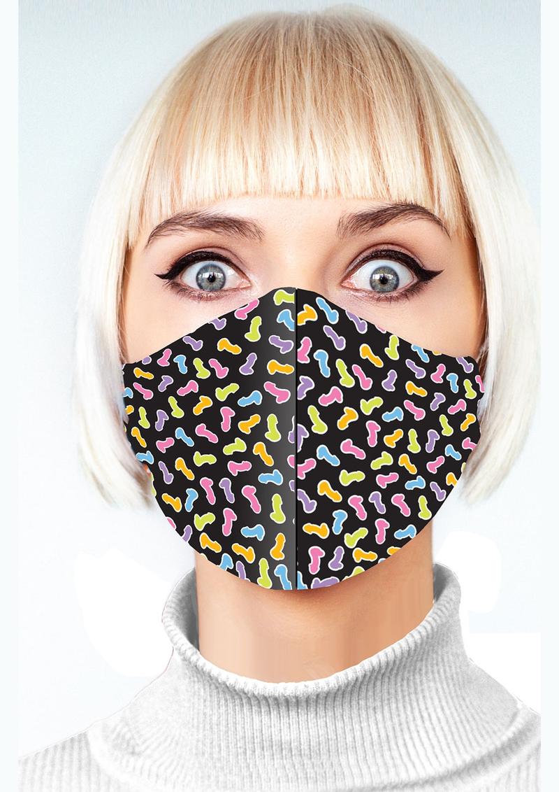 Super Fun Penis Mask - Multicolor