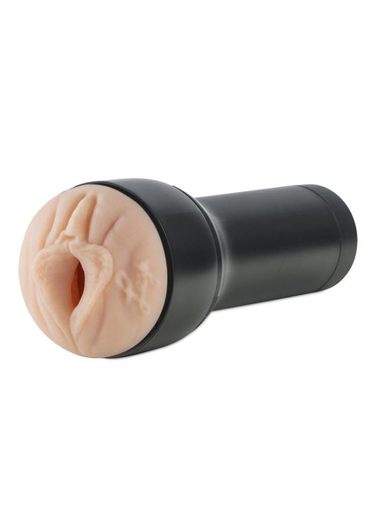 Kiiroo Feel Leigh Raven Black Stroker - Embrace lifelike pleasure with this interactive adult toy. Elevate your solo encounters to new heights. Order now for an electrifying adventure!