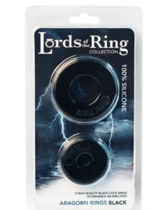 LORDS OF THE RING ARAGORN COCK RING BLACK