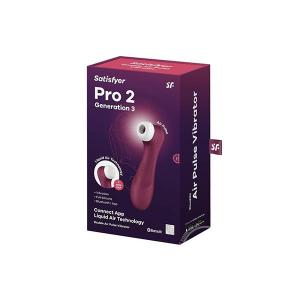 SATISFYER PRO 2 GENERATION W/ APP WINE RED