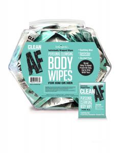 CLEAN AF INDIVIDUAL BODY WIPES
