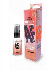 Deep AF Deep Throat Numbing Spray 1oz - Peach