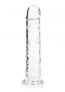 REALROCK REALISTIC STRAIGHT DILDO 11IN TRANSPARENT