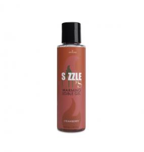 Sizzle Lips Edible Warming Gel Strawberry 4.2oz