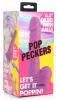 POP 6.5IN DILDO W/ BALLS PURPLE