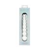 CLARITY GLASS DILDO ELYSIAN PEARLS