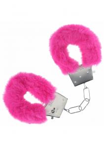 OUCH! CLASSIC FLUFFY HANDCUFFS PINK