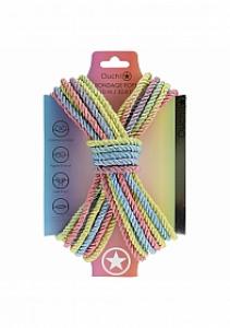 OUCH! BONDAGE ROPE 10 METERS MULTICOLOR