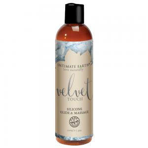 INTIMATE EARTH VELVET TOUCH SILICONE GLIDE & MASSAGE 4oz