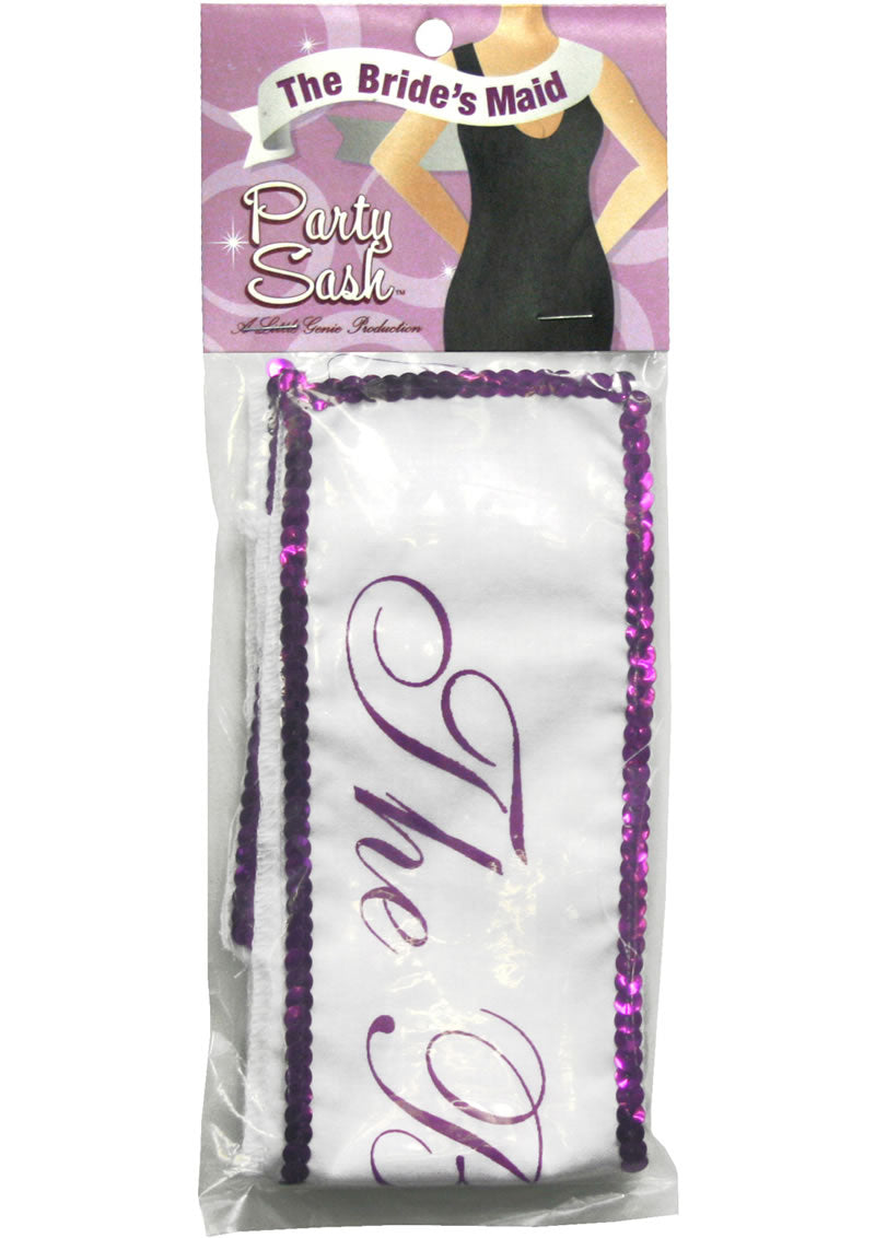 Bride's Maid Sash