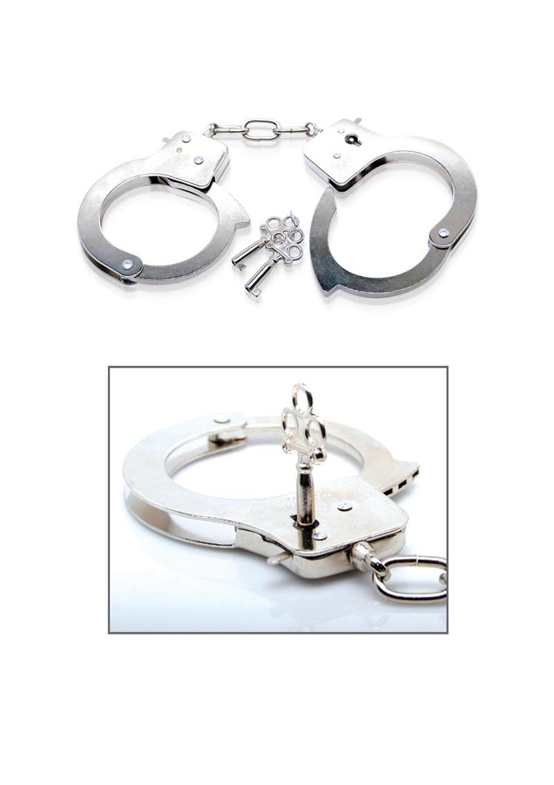 Fetish Fantasy Series Limited Edition Metal Handcuffs Silver