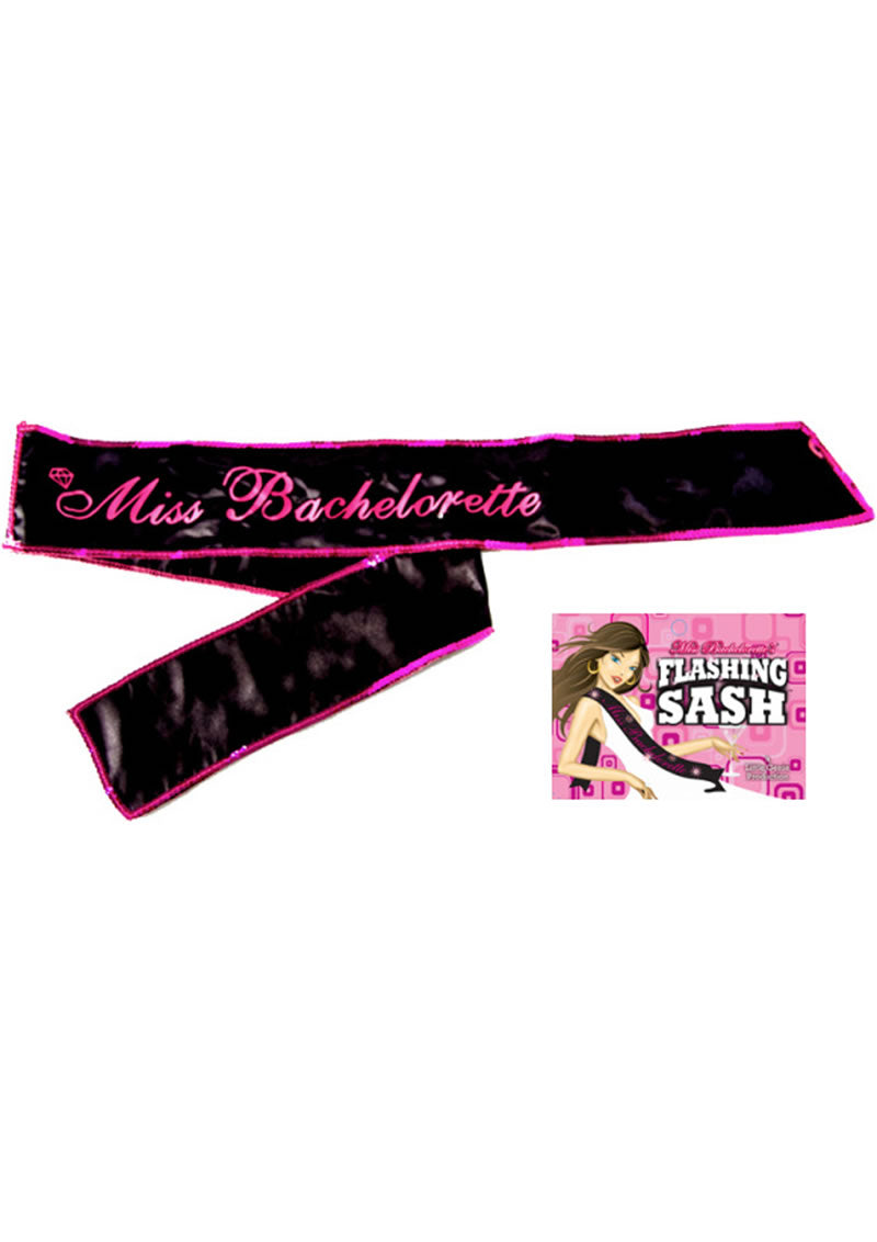 Miss Bachelorette Sash Hot Pink