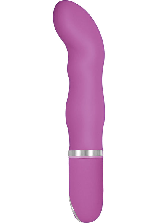 Perfection G Spot 10 Function Silicone Vibrator Waterproof Purple 6 Inch