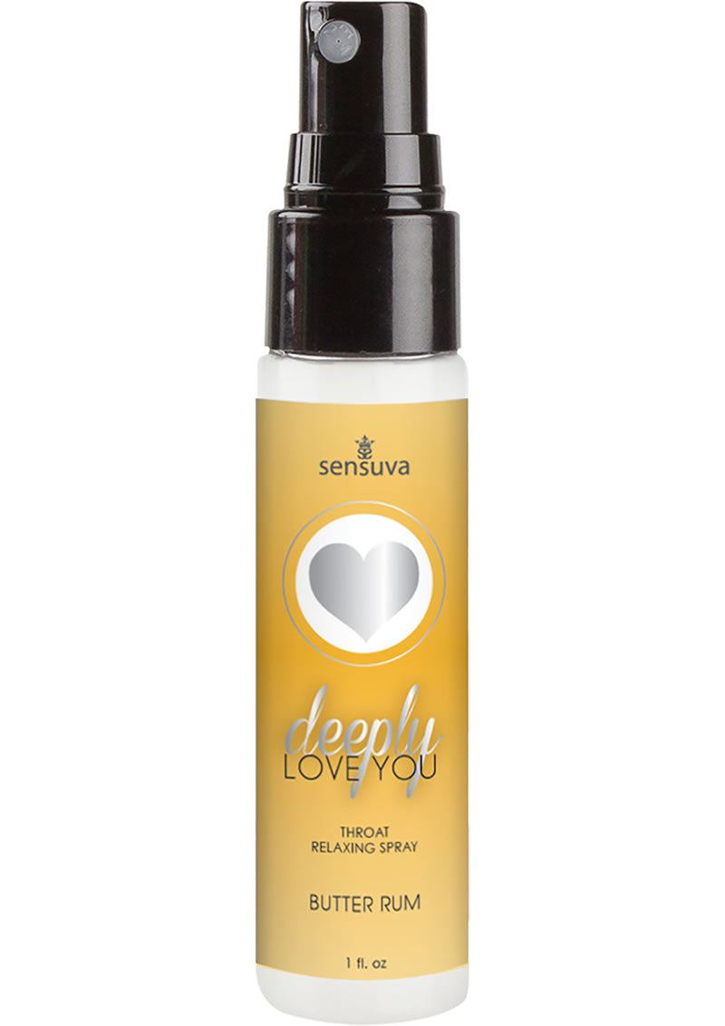 Deeply Love You Throat Relaxing Spray Butter Rum 1oz