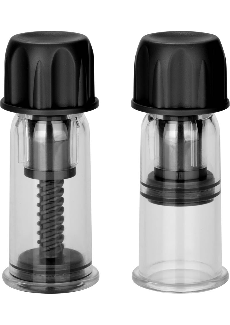 Nipple Play Vacuum Twist Suckers - Black