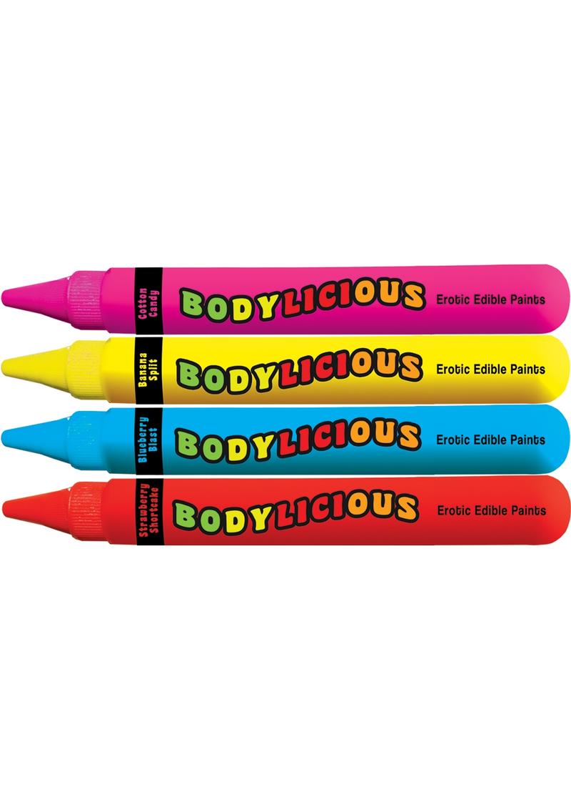 Bodylicious Edible Body Pens 4pk Assorted Flavors