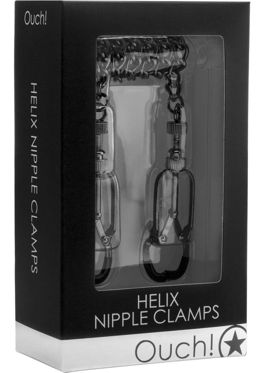 Ouch! Helix Nipple Clamps Black