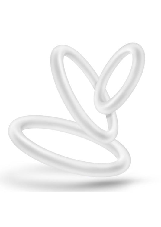 Performance - VS4 Pure Premium Silicone Cockring Set - White