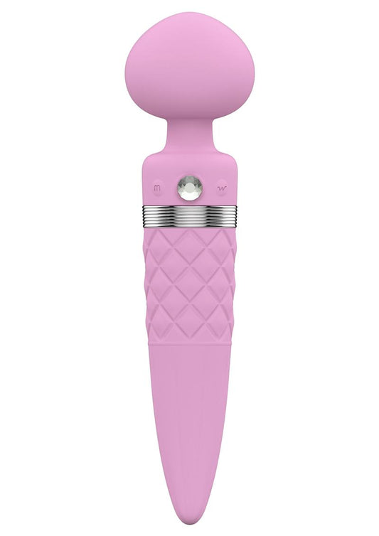 Pillow Talk Sultry Dual Ended Warming Massager Wand Pink