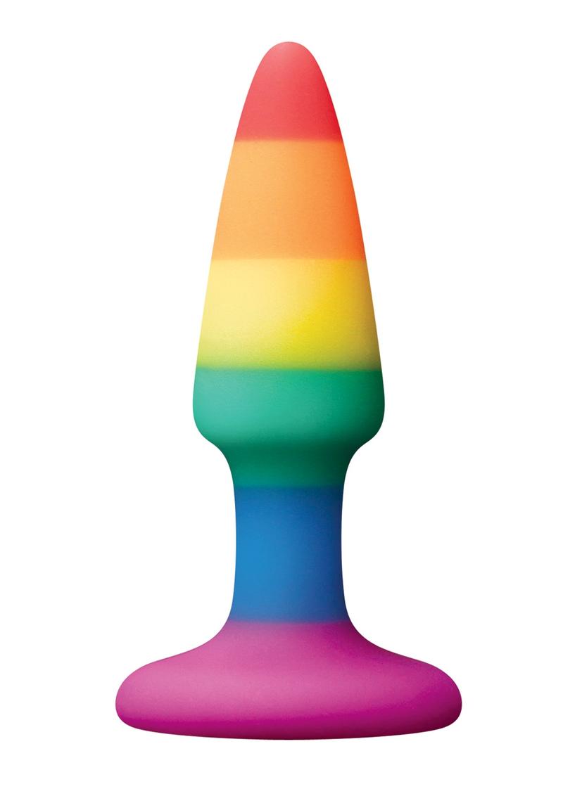 Colours Pleasure Plug Pride Edition Silicone Mini Anal Plug - Rainbow