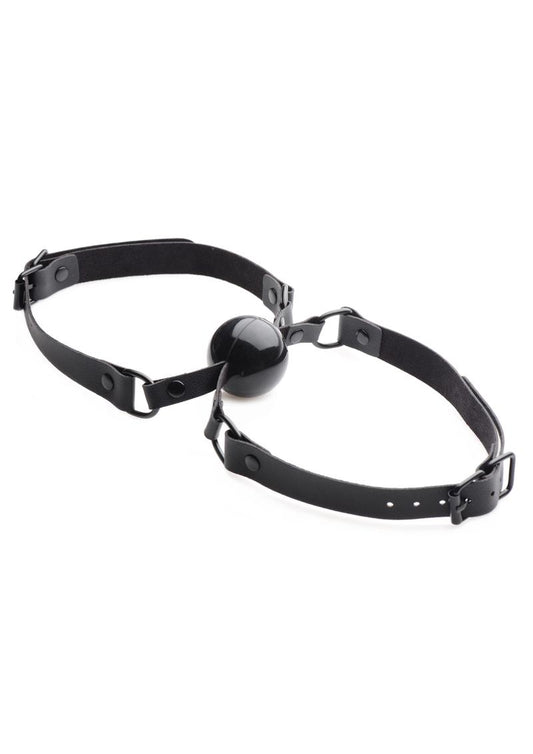 Master Series Doppelg&#xe4;nger Silicone Double Mouth Gag - Black