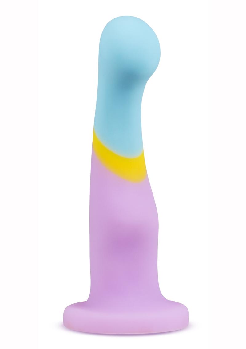 Avant D14 Heart Of Gold Silicone Dildo 6in - Multi Color