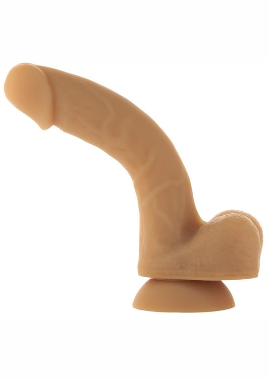 Addiction Andrew Silicone Bendable Dong 8in - Caramel