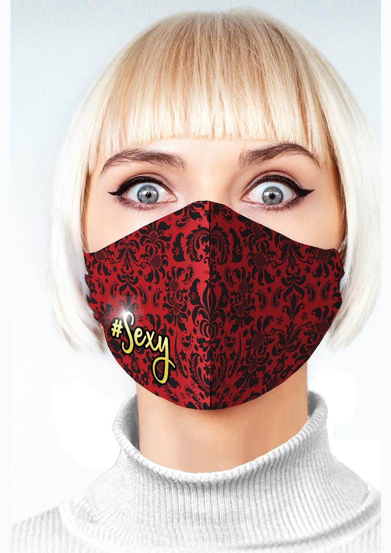 Super Sexy #Sexy Mask - Red/Black