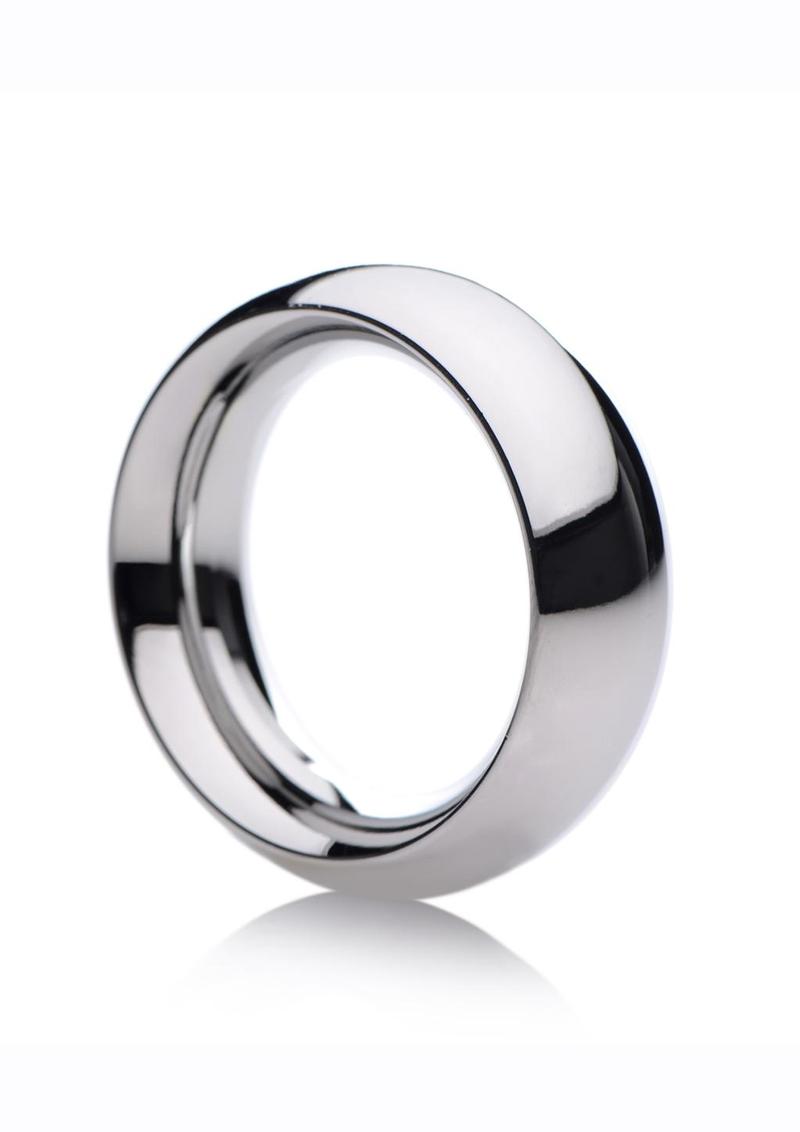 Master Series Sarge 1.5in Stainless Steel Erection Enhancer Cock Ring - Silver