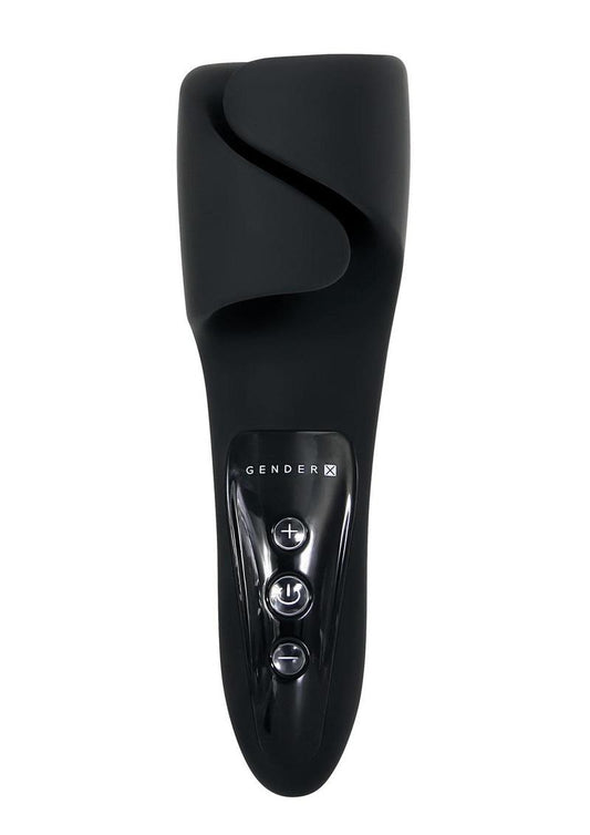 Gender X The Embrace Rechargeable Silicone Vibrator - Black
